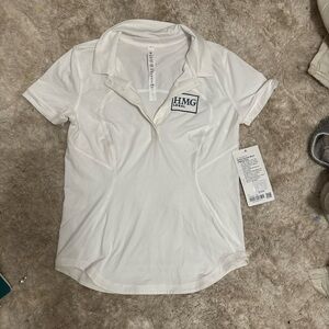 Lululemon Women’s Swiftly Tech Short Sleeve Half-Zip Polo Size 6 Shirt White nwt
